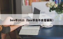 bsv币2021（bsv币会不会是骗局）